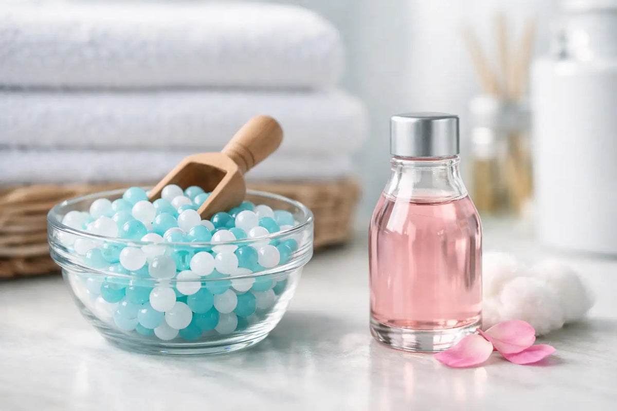 Geurparels versus wasparfum vergelijken
