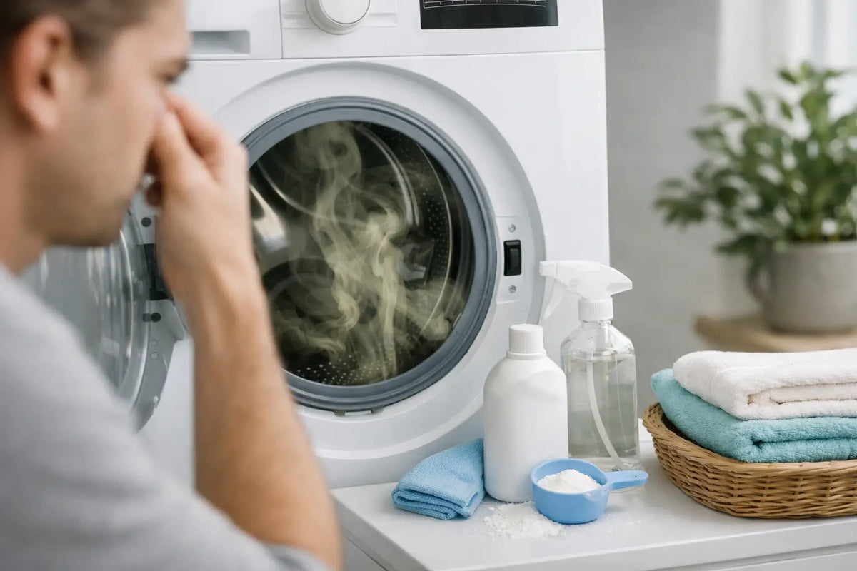 Stinkende wasmachine? Zo pak je het slim aan