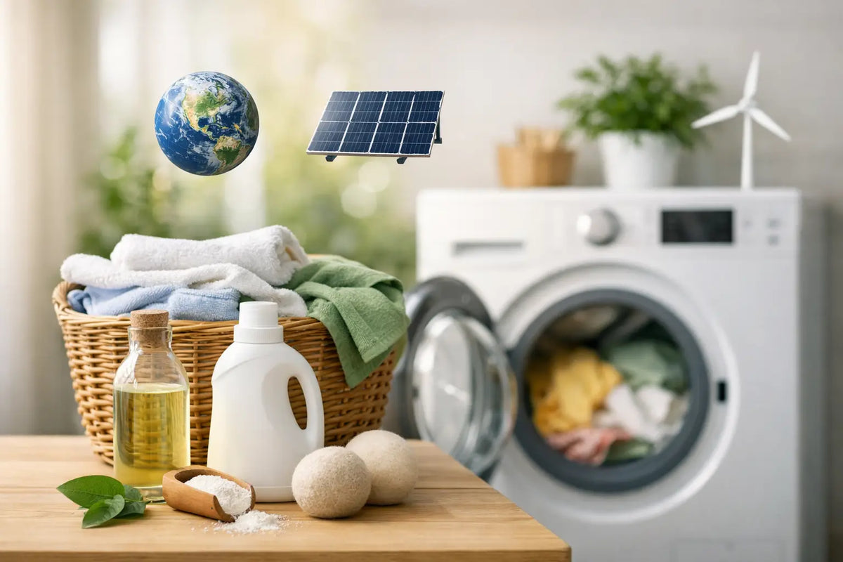 Hoe werkt klimaatbewust wassen in huis?